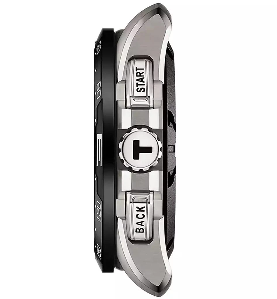 商品Tissot|Men's Swiss T-Touch Connect Solar Black Rubber Strap Smart Watch 48mm,价格¥8190,第2张图片详细描述