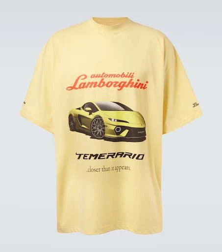 商品Balenciaga|X 兰博基尼大廓形针织T恤,价格¥6068,第1张图片