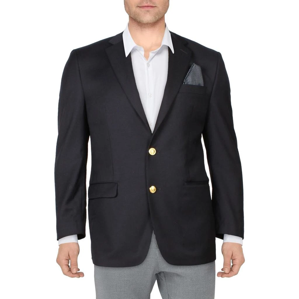 商品Ralph Lauren|Lauren Ralph Lauren Mens Wool Business Two-Button Suit Jacket,价格¥712,第1张图片