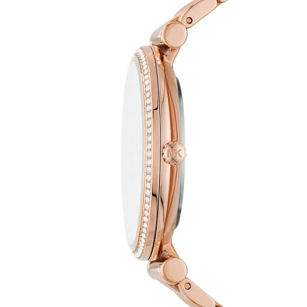 商品Michael Kors|Women's Maisie Three-Hand Rose Gold-Tone Stainless Steel Bracelet Watch, 37mm,价格¥1862,第2张图片详细描述