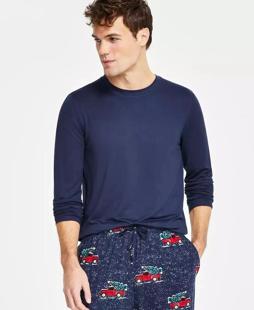 商品Perry Ellis|Men's Deluxe Touch Knit Crewneck Shirt,价格¥146,第1张图片