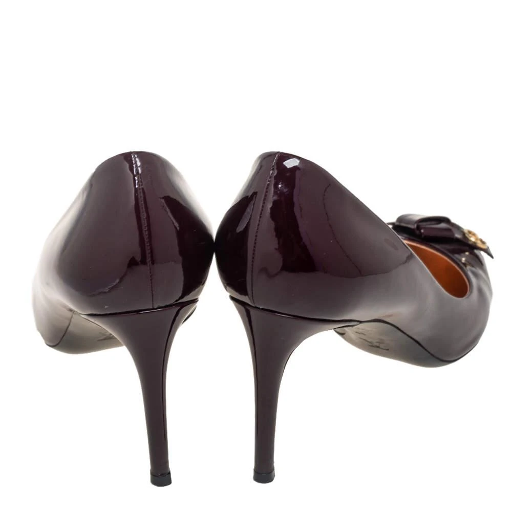 商品[二手商品] Louis Vuitton|Louis Vuitton Amarante Vernis Leather Fiance Pumps Size 41,价格¥2488,第5张图片详细描述