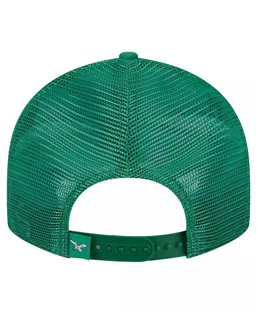 商品New Era|Men's Kelly Green Philadelphia Eagles Low Profile 9FIFTY Snapback Hat,价格¥259,第3张图片详细描述