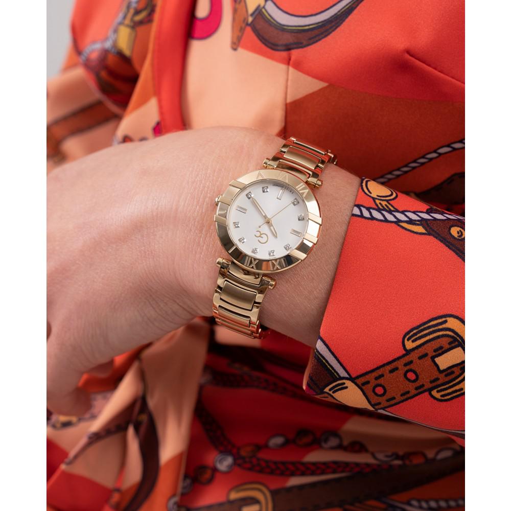 Gc Cruise Women's Swiss Gold-Tone Stainless Steel Bracelet Watch 32mm商品第7张图片规格展示