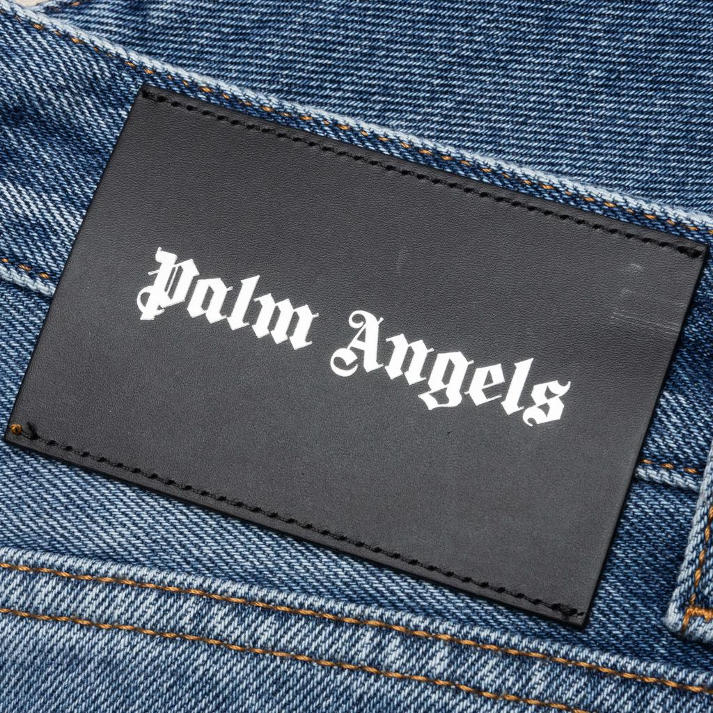 Palm Angels Indigo Track Denim Pants - Light Blue商品第5张图片规格展示