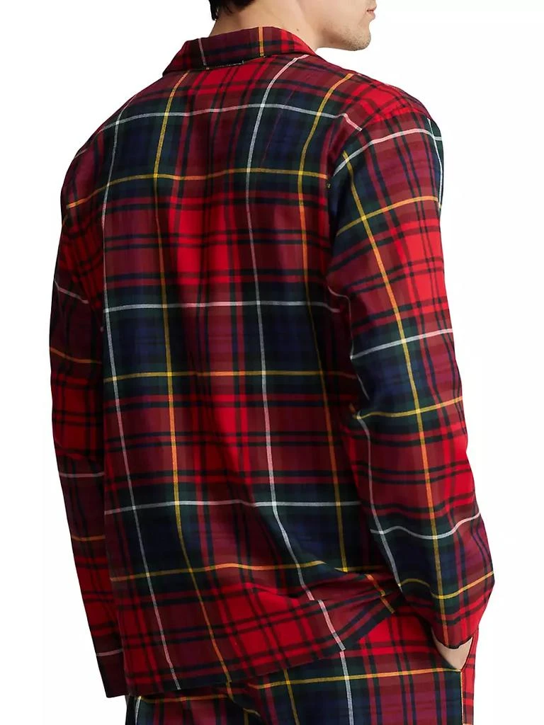 商品Ralph Lauren|Plaid Flannel Pajama Shirt,价格¥287,第4张图片详细描述