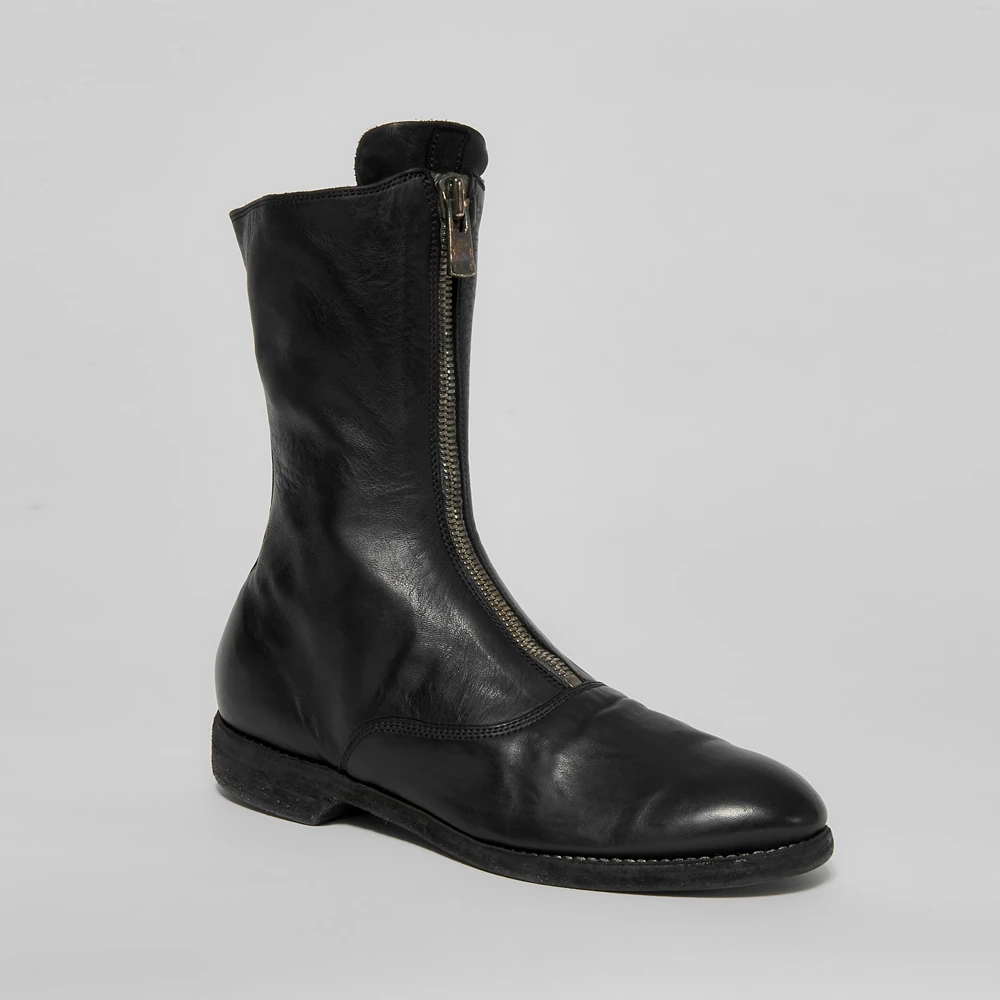 GUIDI 黑色女士踝靴 310-HORSE-FULL-GRAIN-BLACK 商品