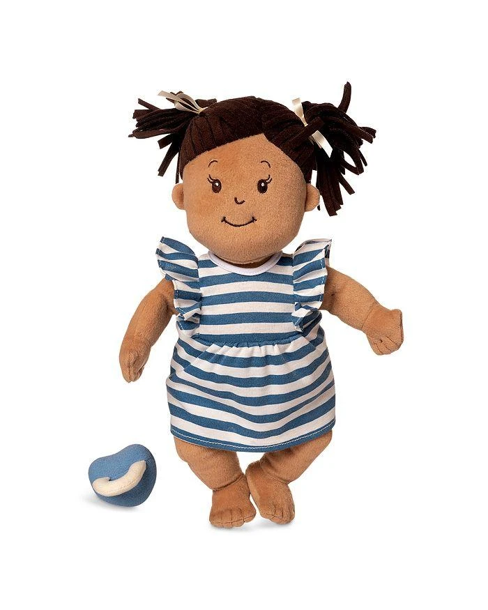 商品Manhattan Toy|Baby Stella Beige with Brown Hair 15" Soft First Baby Doll - Ages 12 Months+,价格¥317,第4张图片详细描述