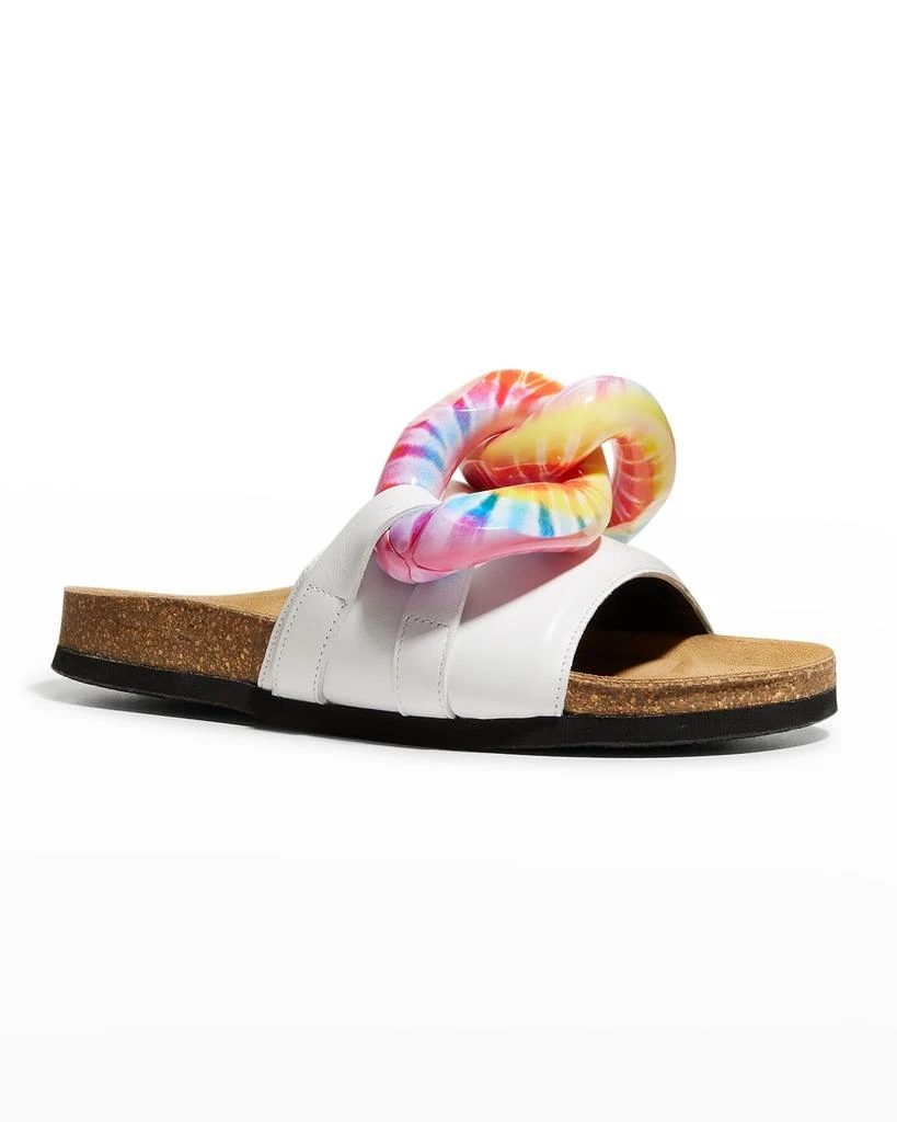 商品JW Anderson|Tie-Dye Chain Slide Sandals,价格¥3514,第2张图片详细描述