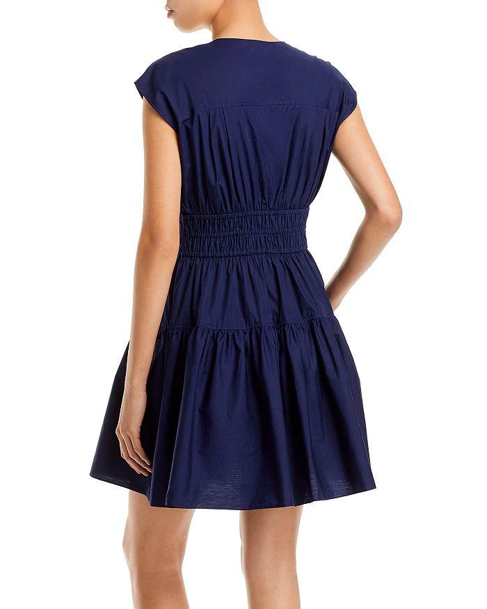 商品Derek Lam|Tora V Neck Smocked Dress,价格¥3139,第4张图片详细描述
