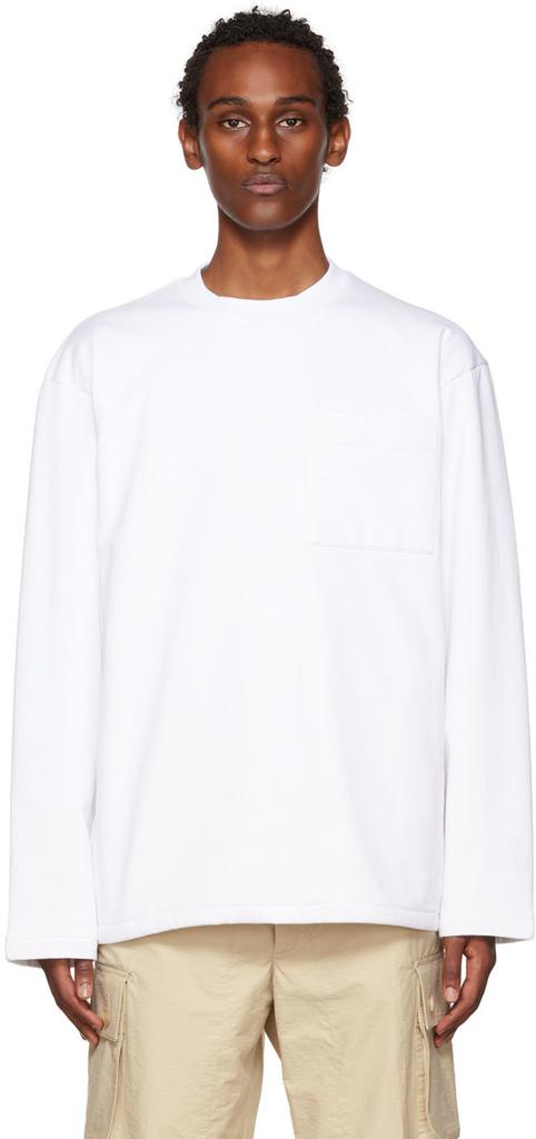 White 'Le T-Shirt Bricciola' Long Sleeve T-Shirt商品第1张图片规格展示