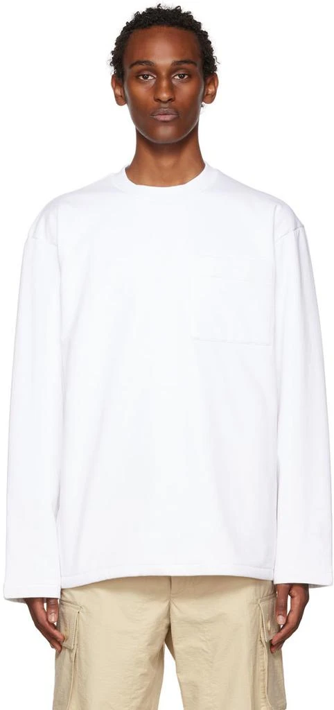 商品Jacquemus|White 'Le T-Shirt Bricciola' Long Sleeve T-Shirt,价格¥1210,第1张图片