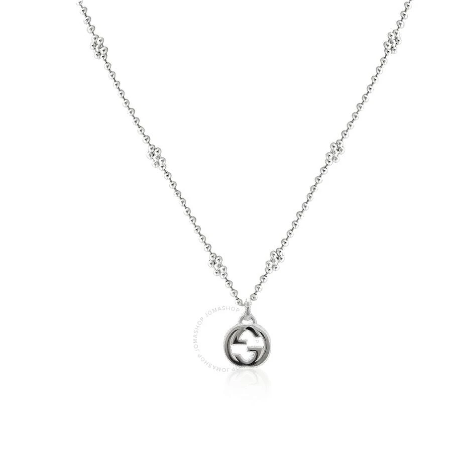 商品Gucci|Gucci Silver Interlocking G Necklace,价格¥2085,第1张图片