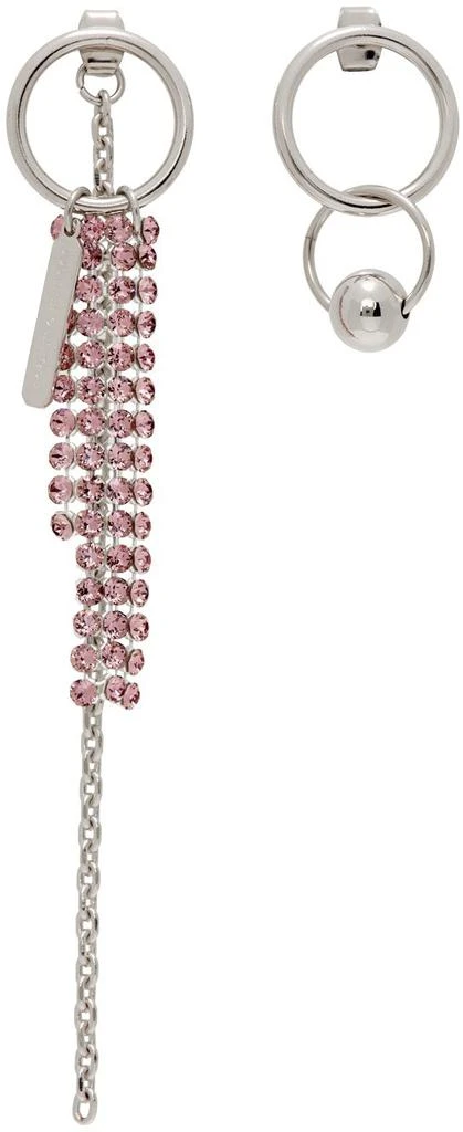 商品Justine Clenquet|SSENSE Exclusive Pink Jess Earrings,价格¥421,第1张图片