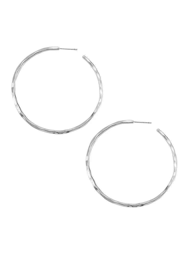 商品NEST Jewelry|22K Gold-Plated Thin Hammered Sterling Silver Hoops,价格¥711,第1张图片