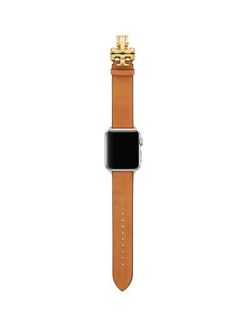 商品Tory Burch|Eleanor Leather Apple Watch® Strap/38MM, 40MM, 41MM,价格¥993,第7张图片详细描述