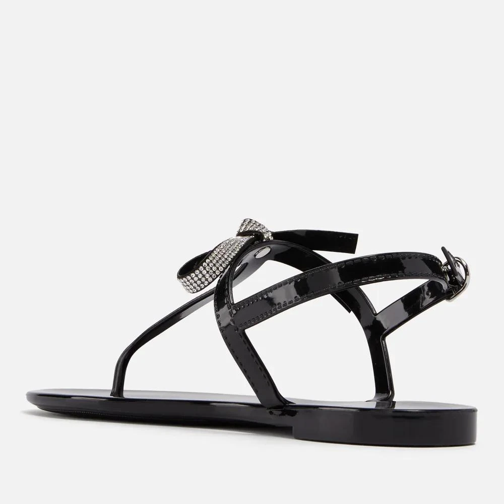 商品Stuart Weitzman|Stuart Weitzman Women's Embellished Bow Jelly Rubber Sandals,价格¥339,第2张图片详细描述