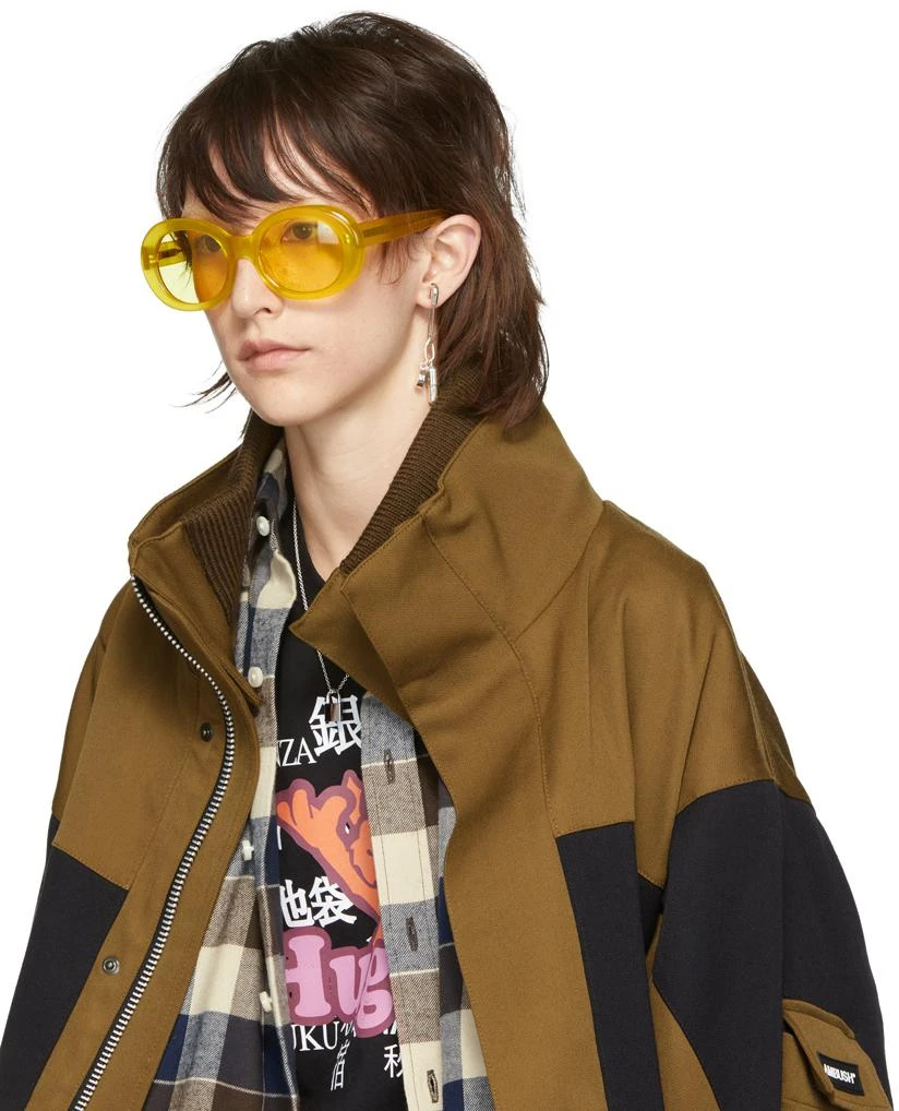 商品Ambush|Yellow Kurt Sunglasses,价格¥1596,第4张图片详细描述