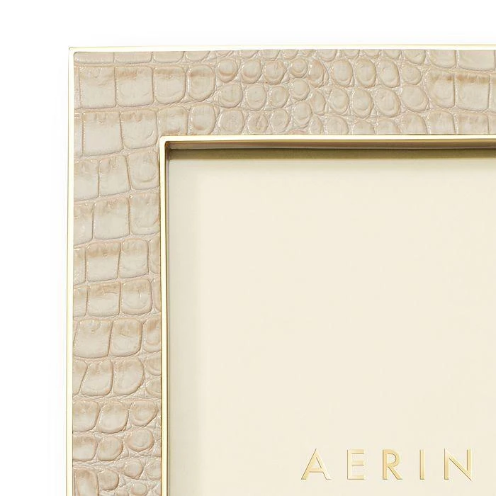 商品AERIN|Classic Croc Leather Frame, 5" x 7",价格¥3620,第3张图片详细描述