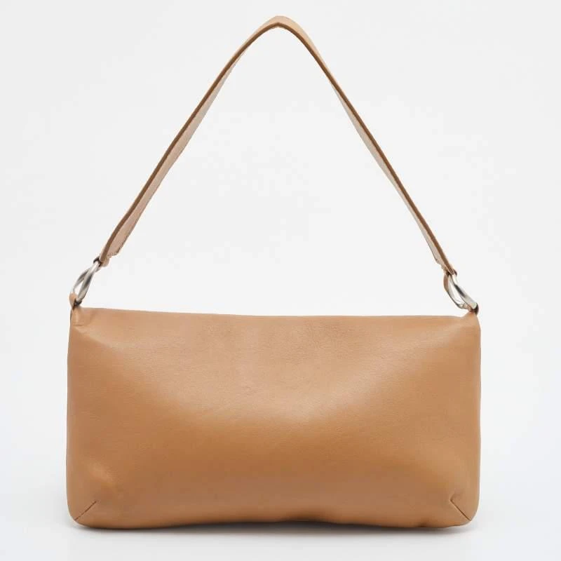 商品[二手商品] Chanel|Chanel Beige Choco Bar Leather Mademoiselle Lock Flap Shoulder Bag,价格¥4070,第4张图片详细描述