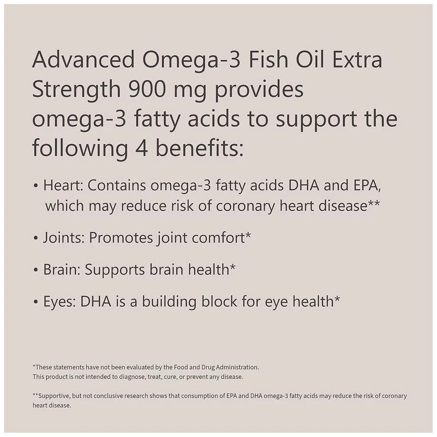 高级 Omega-3 鱼油超强 900 毫克  商品