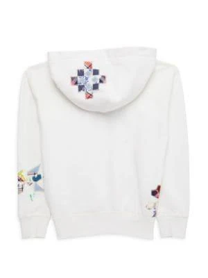 商品Ralph Lauren|Little Girl’s Quilted Magic Fleece Hoodie,价格¥408,第2张图片详细描述