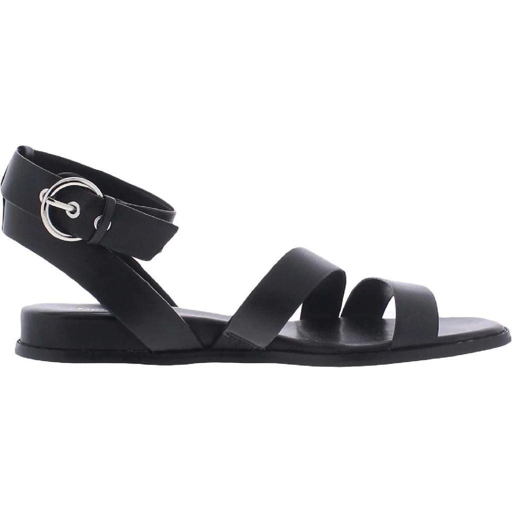 商品Marc Fisher|Marc Fisher Womens Tavie Leather Flat Slide Sandals,价格¥231,第3张图片详细描述