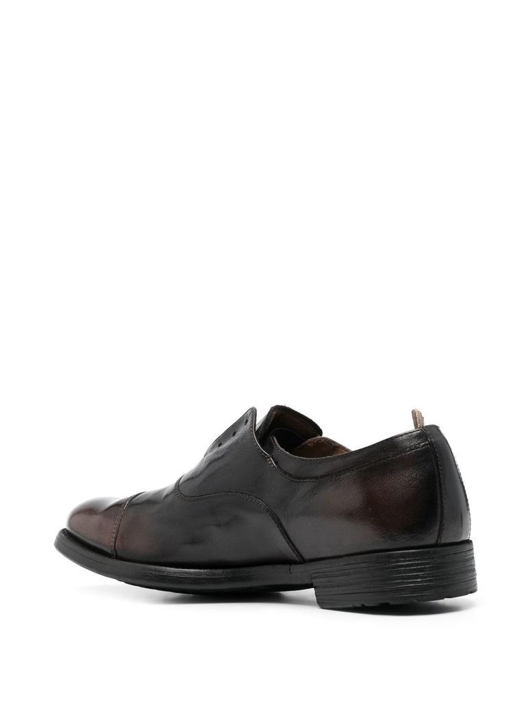 Officine Creative Men's  Brown Leather Lace Up Shoes商品第3张图片规格展示