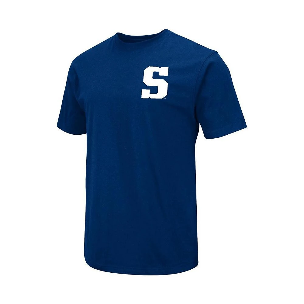 商品Colosseum|Men's Navy Penn State Nittany Lions Baseball On-Deck 2-Hit T-shirt,价格¥224,第2张图片详细描述