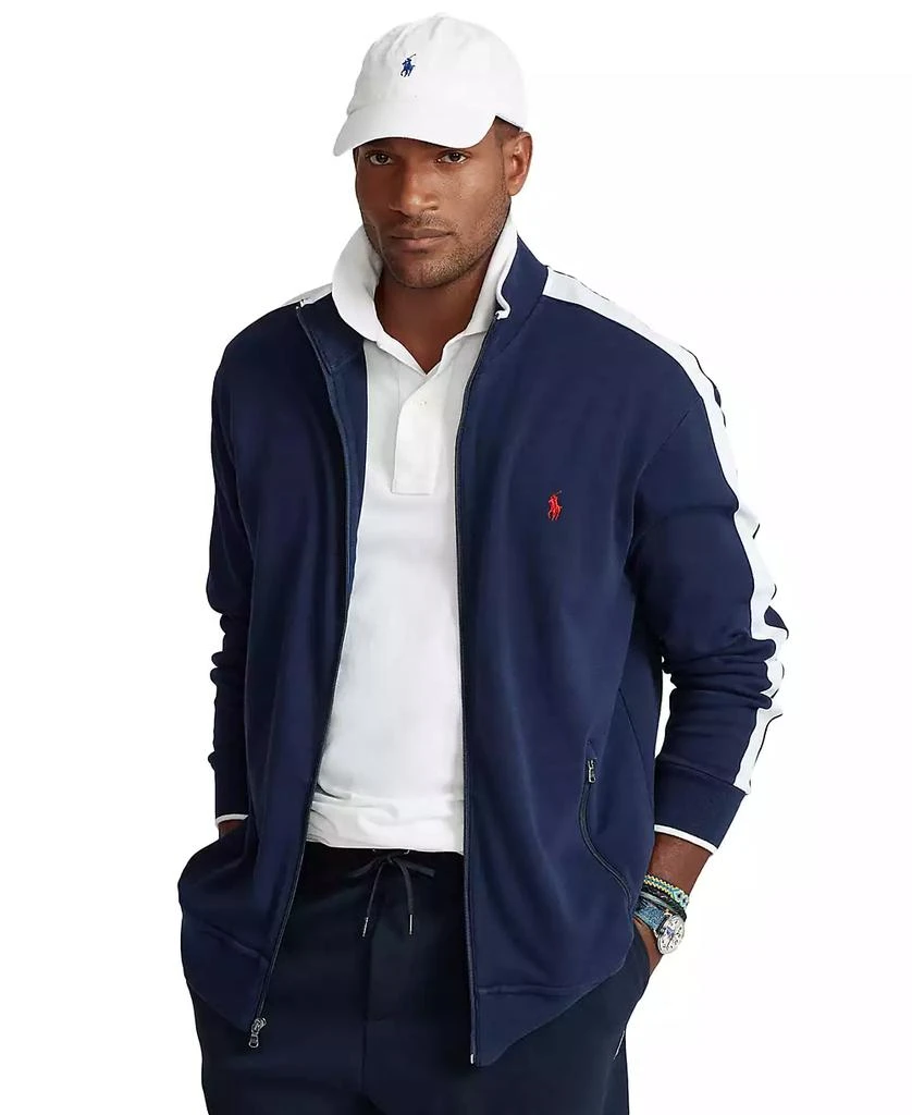 商品Ralph Lauren|Men's Big & Tall Soft Cotton Track Jacket,价格¥360,第1张图片