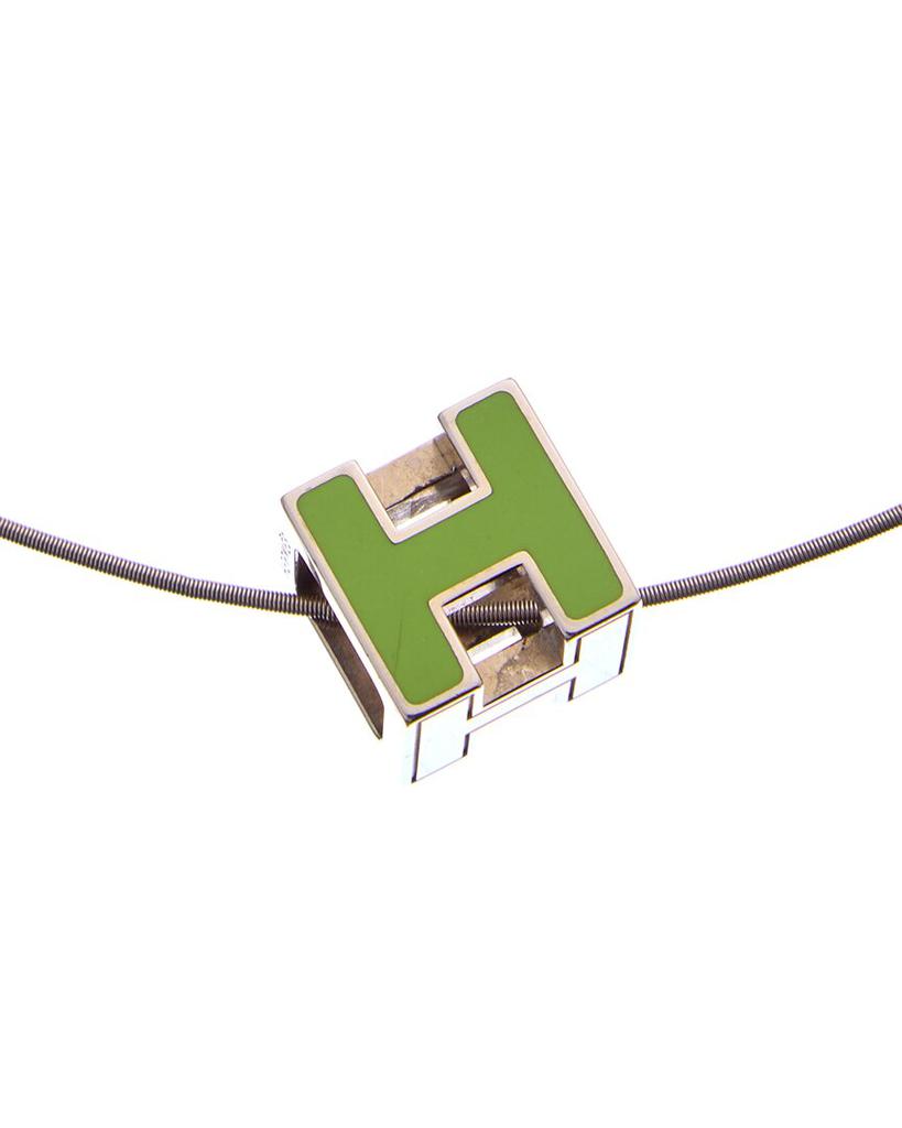 Hermes Palladium Cage D'h Necklace (Authentic Pre-Owned)商品第1张图片规格展示