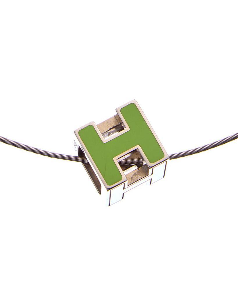 商品[二手商品] Hermes|Hermes Palladium Cage D'h Necklace (Authentic Pre-Owned),价格¥3689,第1张图片