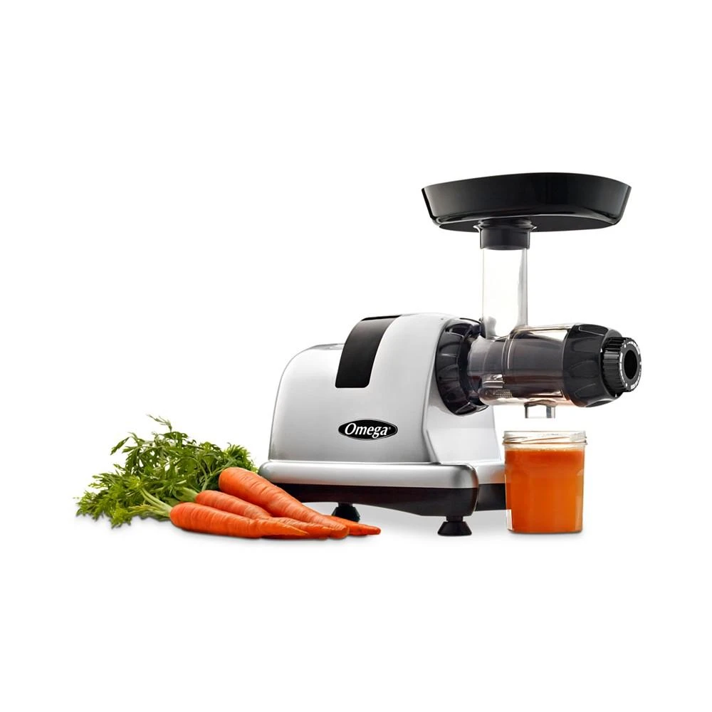 商品Omega|Horizontal Juicer, Nutrition Center, Masticating, Chrome, 5th Generation,价格¥1536,第1张图片