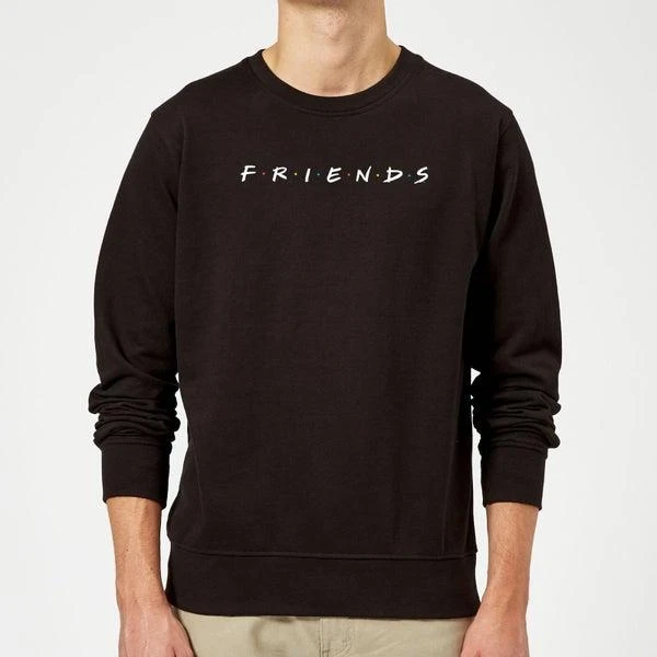 商品Original Hero|Friends Logo Contrast Sweatshirt - Black,价格¥251,第1张图片