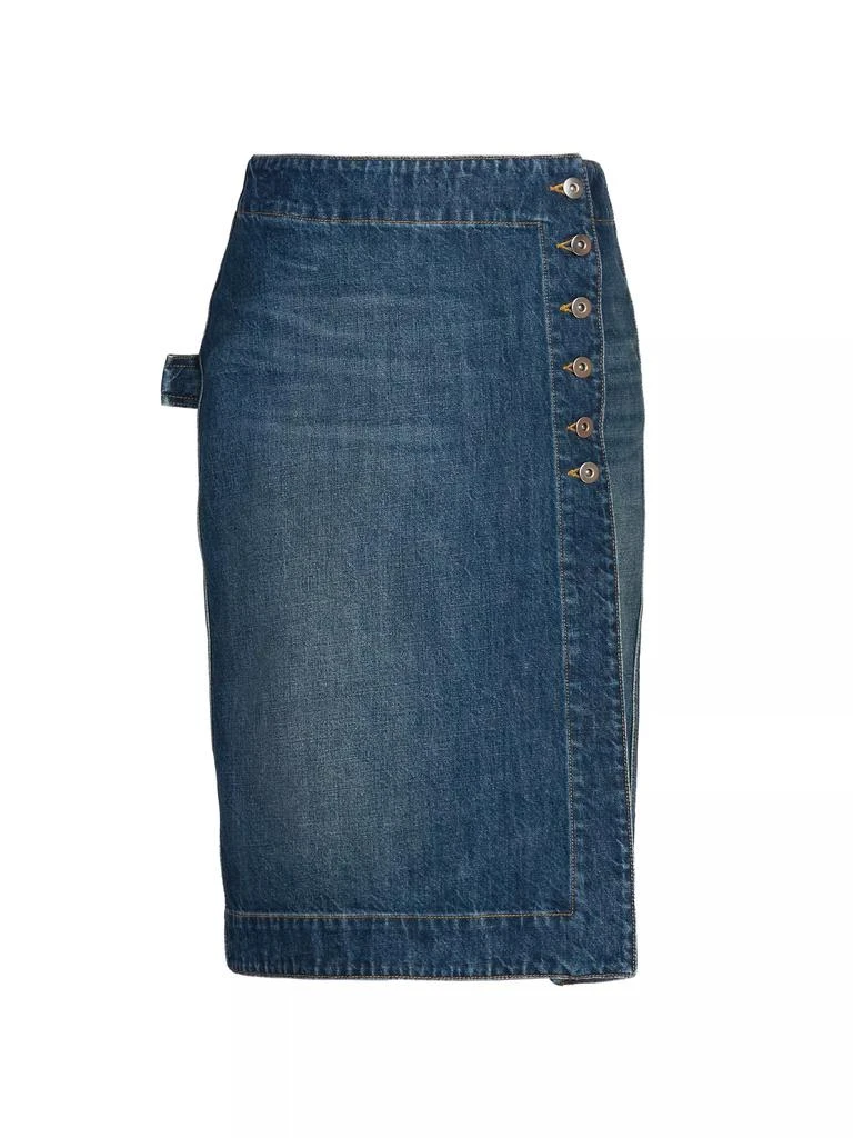 商品Bottega Veneta|Denim Wrap Cargo Skirt,价格¥6370,第1张图片