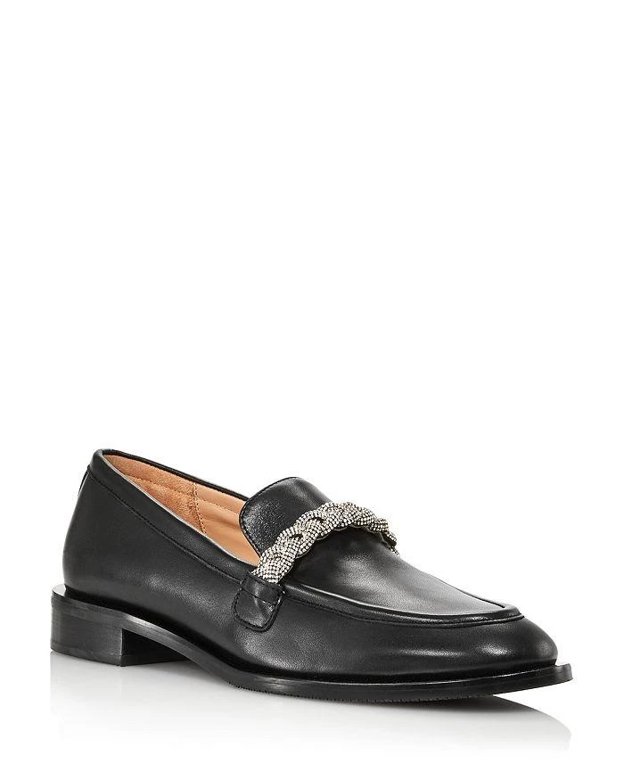 商品Stuart Weitzman|Women's Palmer High Shine Loafers,价格¥1859,第1张图片