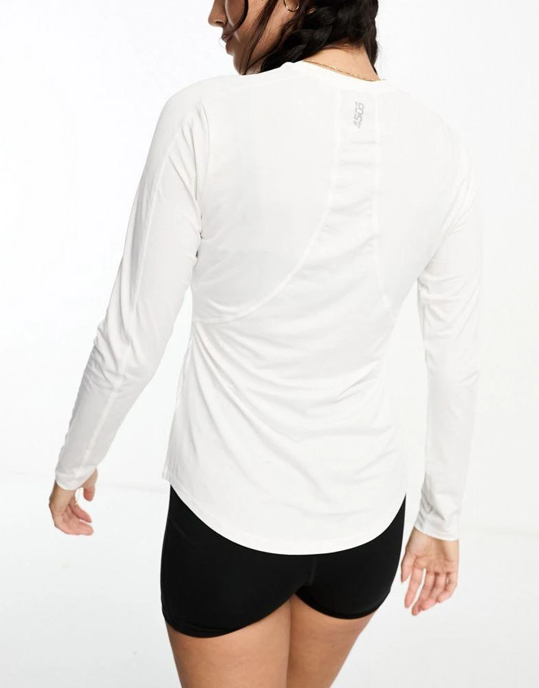 商品ASOS|ASOS 4505 all sports long sleeve active top in white,价格¥176,第3张图片详细描述