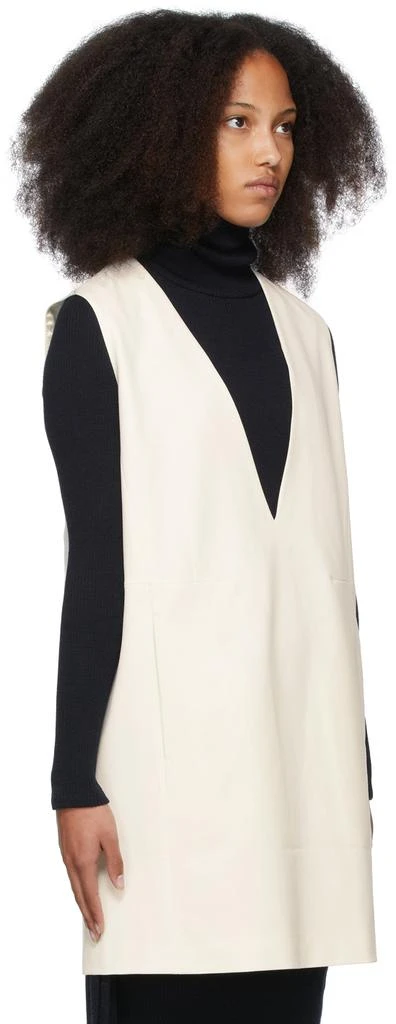 商品MAISON MARGIELA|Off-White V-Neck Dress,价格¥2520,第2张图片详细描述