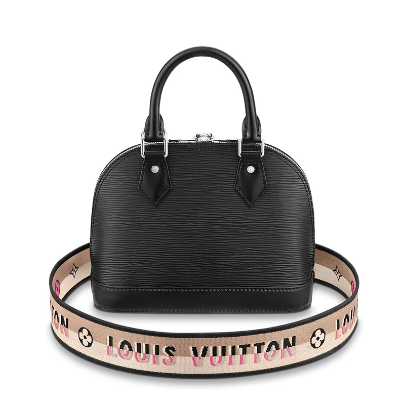 预售十天 Louis Vuitton/路易威登 22春夏新款ALMA BB系列 女士黑色粒面牛皮革银锁银扣单肩斜跨手提包M59217 商品