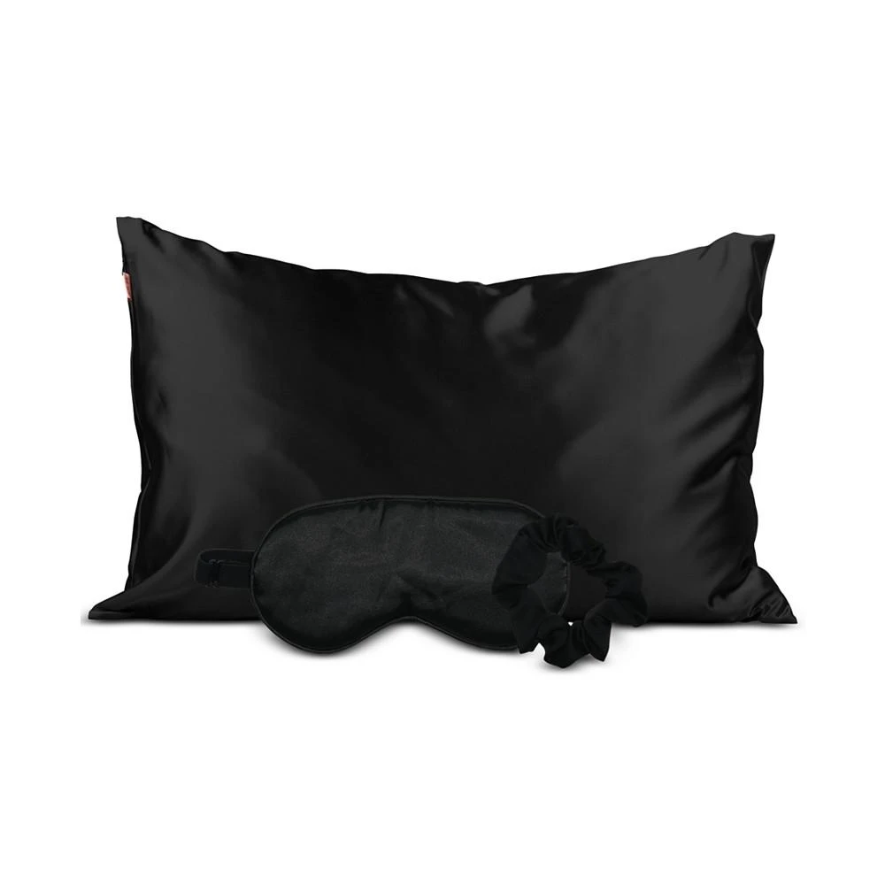 商品Kitsch|Satin Sleep 3pc Gift Set with Pillowcase, Eye Mask & Scrunchie,价格¥67,第1张图片