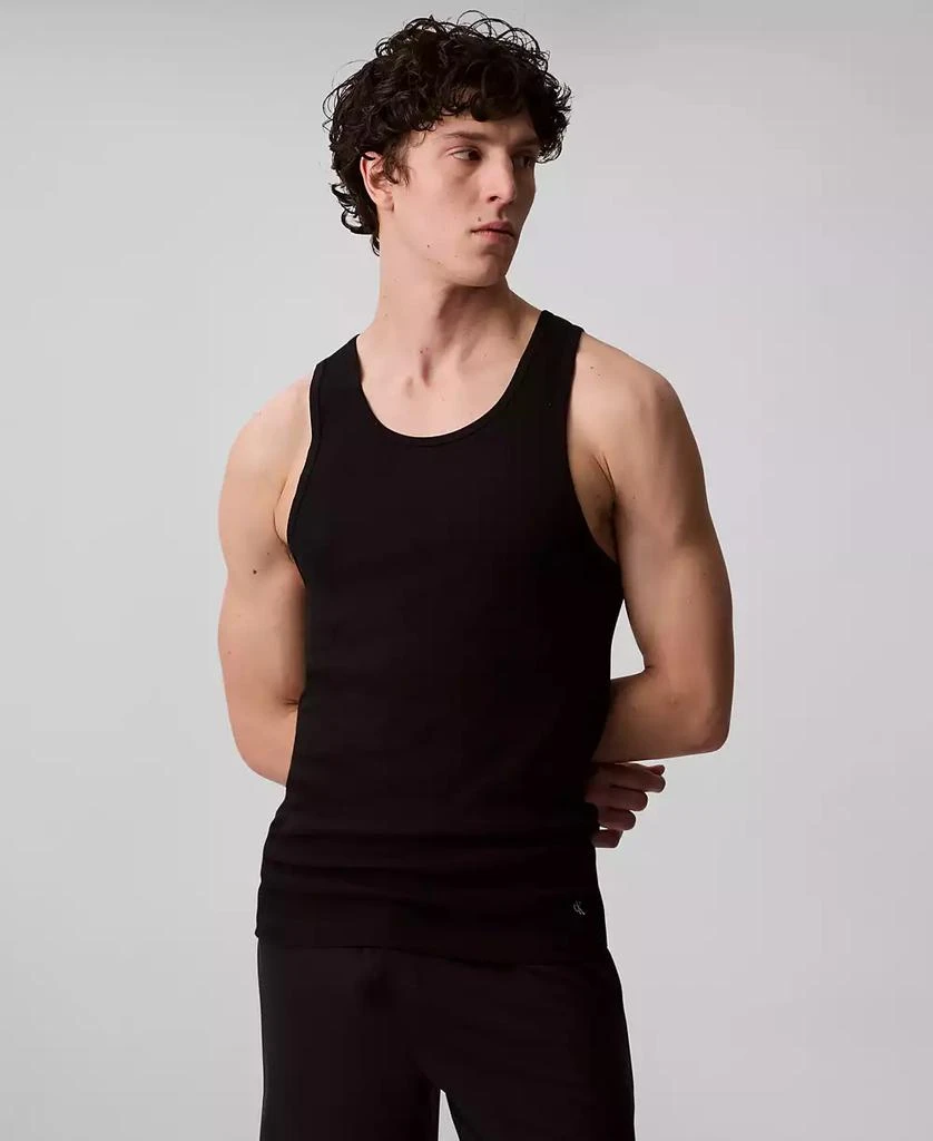 商品Calvin Klein|Men's 3-Pack Cotton Classics Tank Tops,价格¥232,第4张图片详细描述