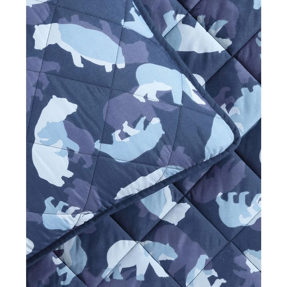 CLOSEOUT! Camp Camo Bear Reversible 3 Piece Quilt Set, Full/Queen 商品