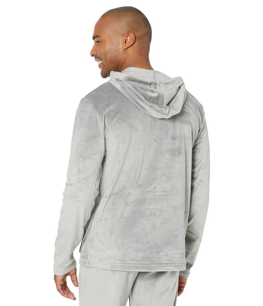 商品Ralph Lauren|Plush Velour Long Sleeve Hoodie,价格¥373,第4张图片详细描述