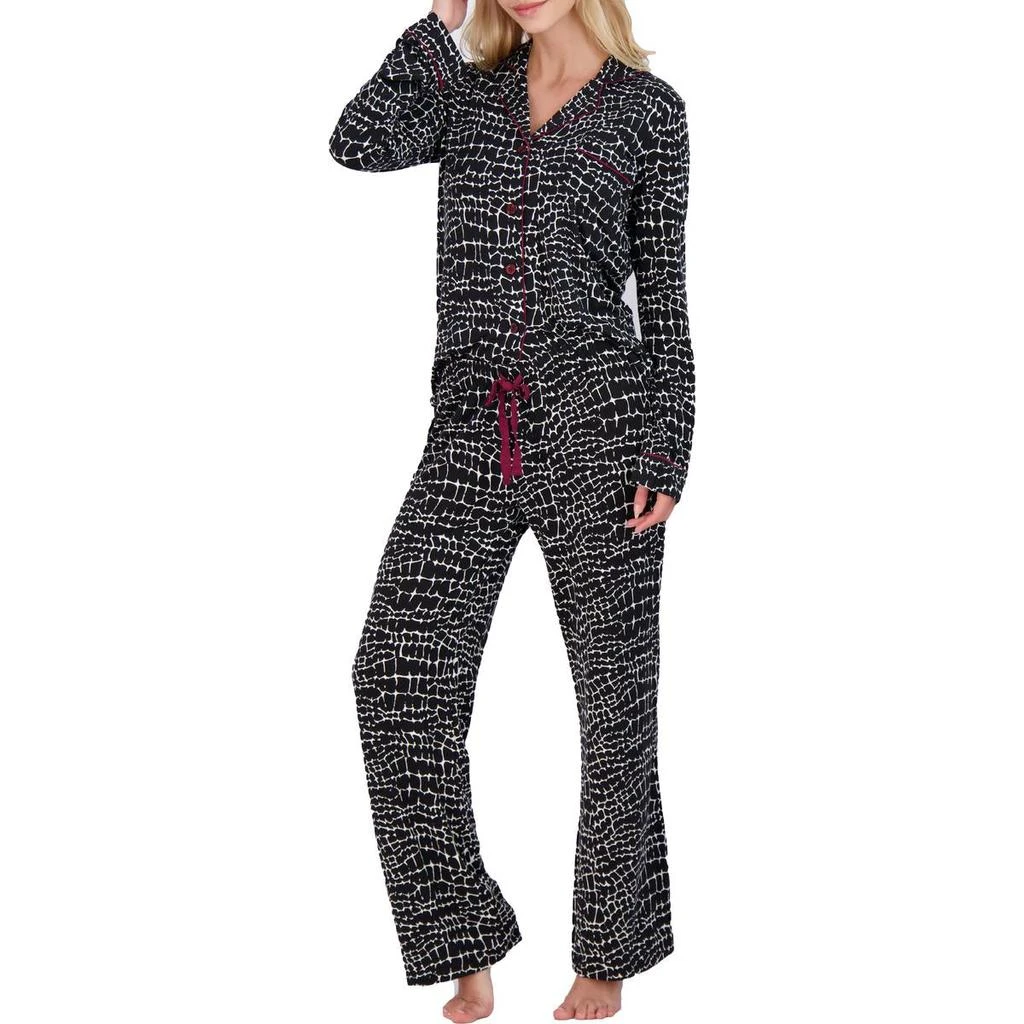 商品P.J. Salvage|PJ Salvage Women's 2 Piece Printed Top & Pants Pajama Sleepwear Set,价格¥309,第3张图片详细描述