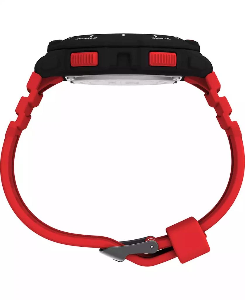 商品Timex|Men's UFC Rumble Digital Red Polyurethane Strap 50mm Round Watch,价格¥487,第3张图片详细描述