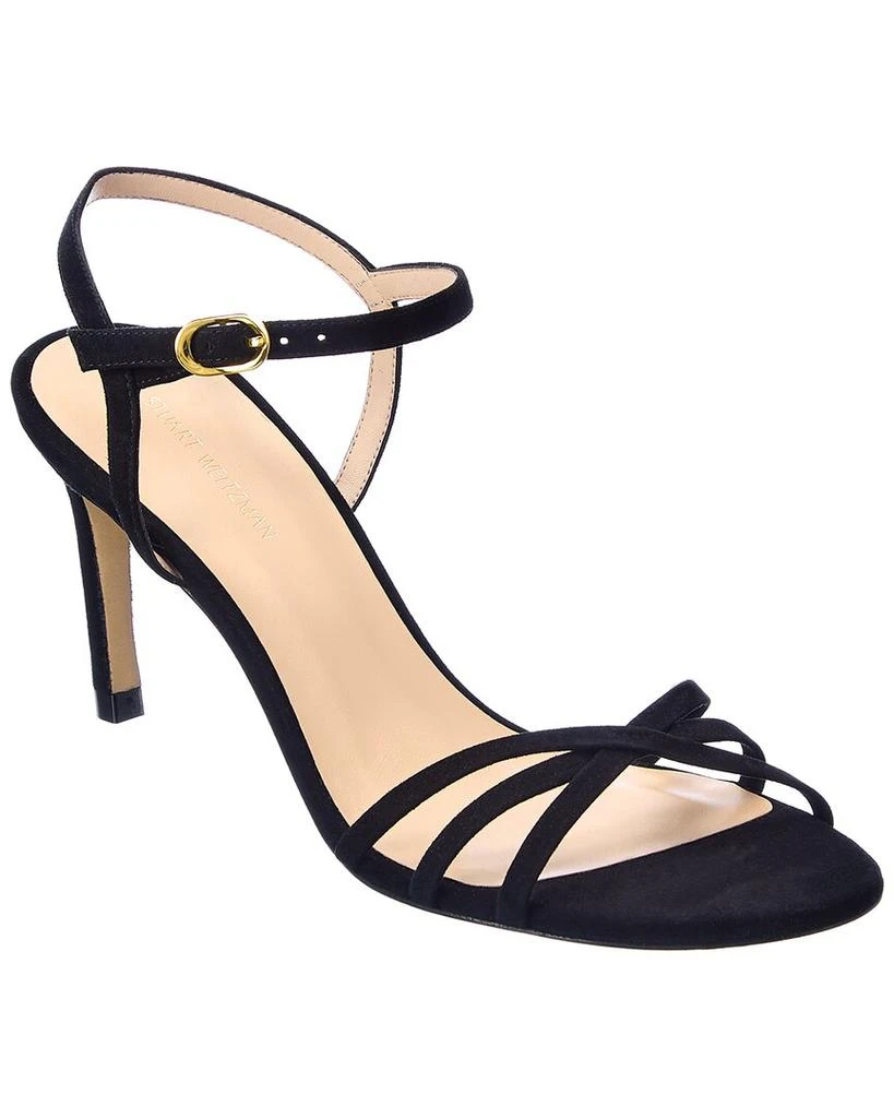 商品Stuart Weitzman|Stuart Weitzman Starla 80 Suede Sandal,价格¥1465,第1张图片