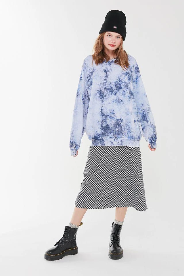 商品Urban Renewal|Urban Renewal Recycled Tie-Dye Relaxed Crew Neck Cotton Sweatshirt,价格¥189,第4张图片详细描述