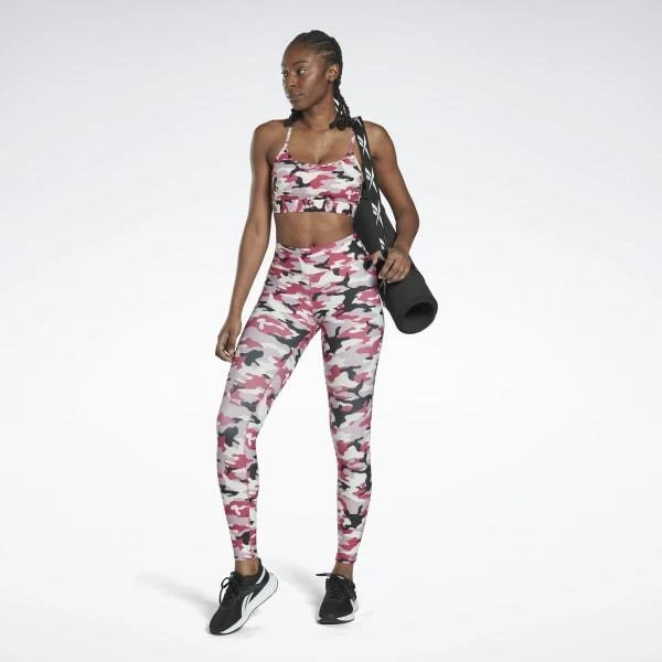 商品Reebok|Lux Bold Camo Print Tights,价格¥276,第2张图片详细描述