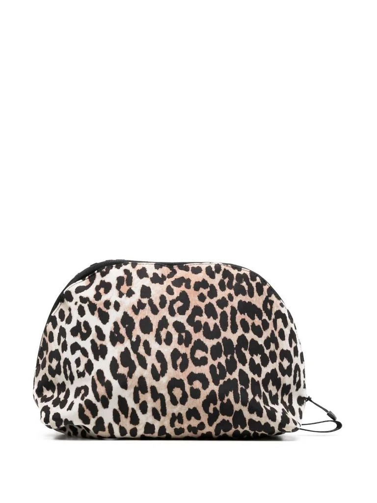 商品Ganni|Recycled Tech Vanity Bag In Leopard,价格¥486,第3张图片详细描述