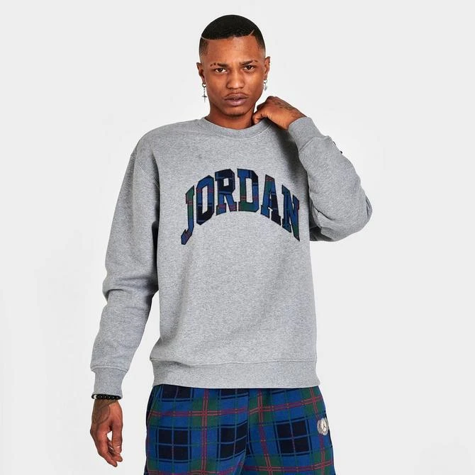 商品Jordan|Men's Jordan Essential Holiday Fleece Crewneck Sweatshirt,价格¥224,第3张图片详细描述